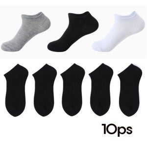 발꼬랑내 남성 여성 무지 여름 발목 스니커즈 양말 10켤레세트