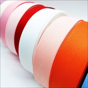 헤링본 리본 끈 크리스마스 선물 포장 공단리본 15mm