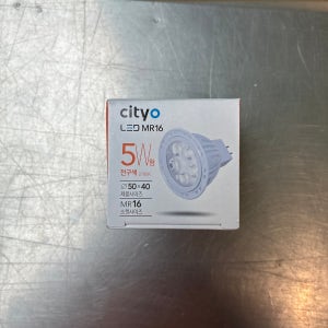 씨티오 LED MR16 5W 전구색 2700K