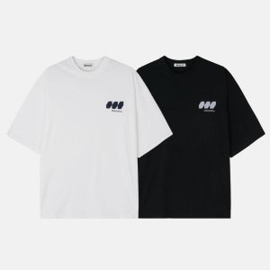 cw 크랙나염 오버핏 반팔티 about 25ss