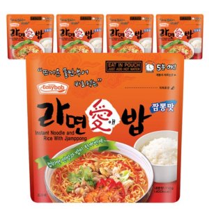 한국 군대 전투식량 해외여행 차박 간편 식사 등산 비상 야전 식량 간편식 도시락 5팩