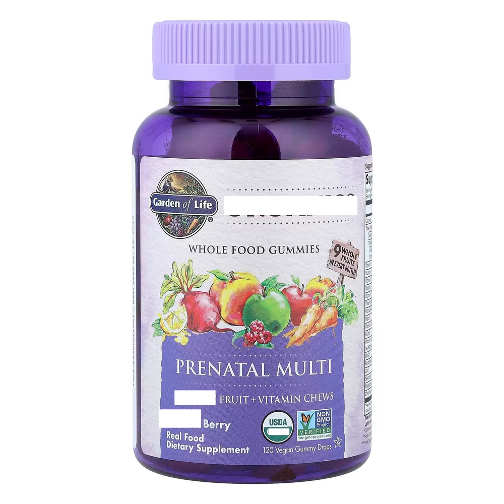 가든오브라이프 <b>프리네이탈 멀티비타민</b> 베리 120비건구미