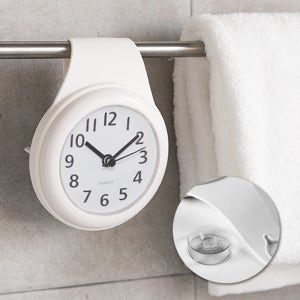 욕실 주방 방수시계 흡착형 걸이형 2타입 저소음 간편설치