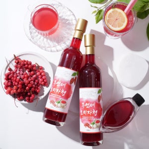 인제 수제 오미자차 효능 몸에좋은차 카페인 칼로리 만들기 임산부 부모님 선물 500ml