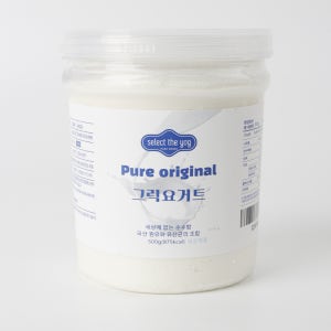 셀렉더요그 수제 그릭요거트 플레인 무가당 오리지널, 500g, 1개