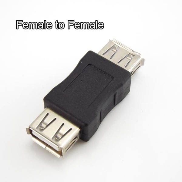 USB 2.0 유형 A 암-암 커플러 어댑터 커넥터 남성-남성 연장 케이블 PC 노트북 용 미니 체인저 변환기