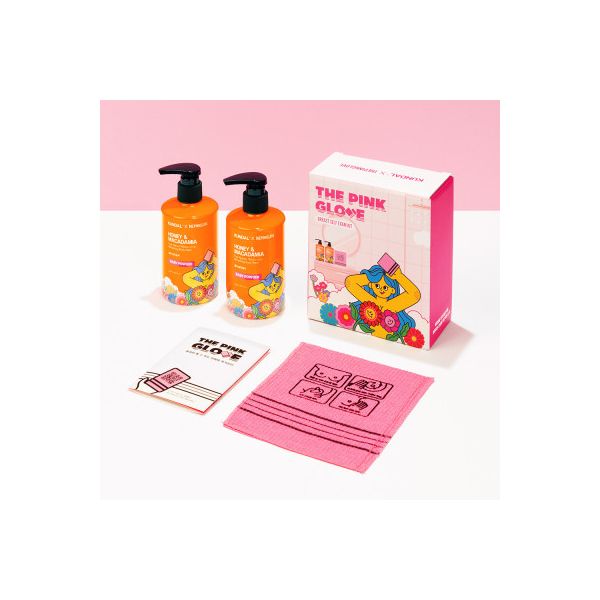 쿤달 핑크 글러브(여성진단키트)+퓨어 바디워시 258ml 2개 기획세트