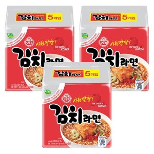 오뚜기 김치라면 120g 15개입