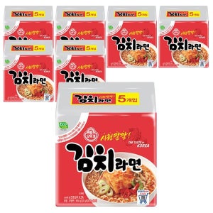 오뚜기 김치라면 120g 35개입