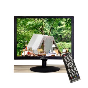 소형 HDTV 15인치모니터 TV 차박 캠핑 고시원 CCTV용 리모콘