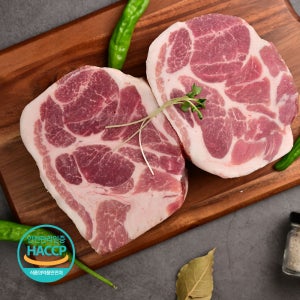 왕목살 850g 목전지 제육 목살 목심살 대패 수육 캠핑 구이 찌개 수입 냉동 해썹시설