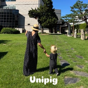 (당일발송) 맘커플 플리츠 원피스 상하세트 도트 플리츠 유아 도트 상하