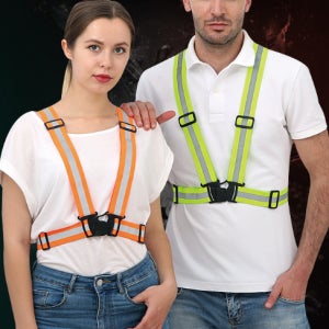 안전 조끼 작업복 야광 신호수 작업 공사 현장 교통 반장 노가다 야간 엑스 반도 밴드