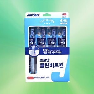 조르단 클린비트윈 초미세모 칫솔 4입