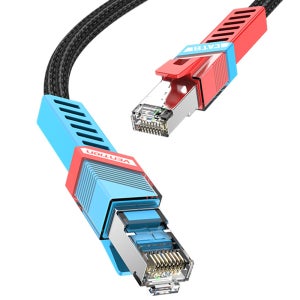 벤션 CAT8 SFTP 초고속 인터넷 게이밍 랜선 랜케이블 IKJ 1m, 1개