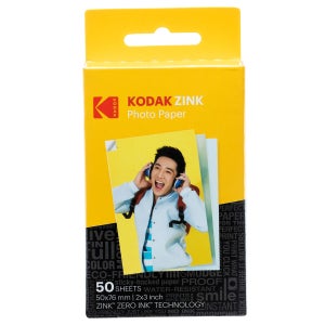 코닥 ZINK 포토용지 50매 2x3인치 인화지 포토 프린터용품 화이트 50개(1팩)
