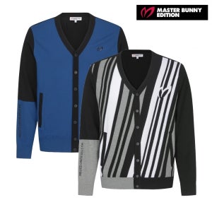 마스터바니 골프웨어 남성 골프 니트 가디건 간절기 V넥 니트 스웨터 D3SD205