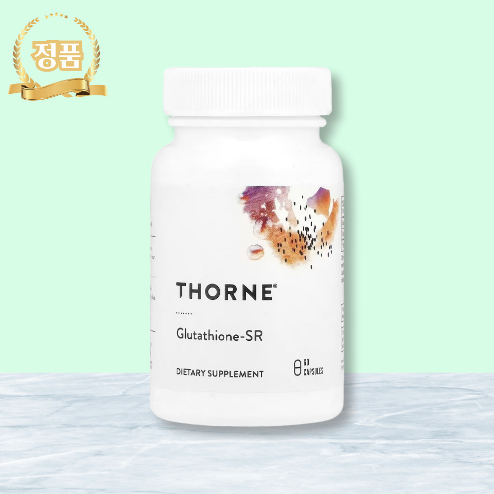 쏜리서치 <b>글루타치온</b> <b>SR</b> 175mg 60캡슐 Thorne