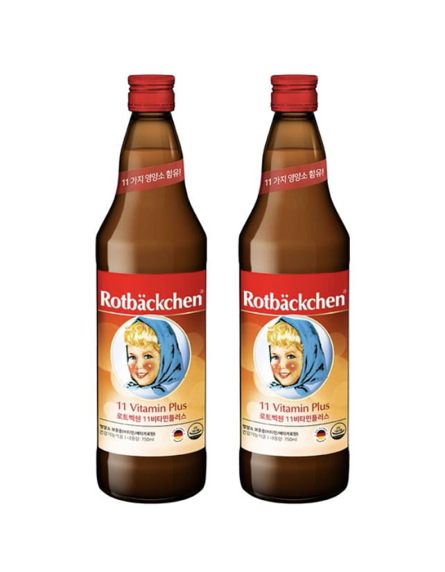 로트벡쉔 <b>11 비타민 플러스 750ml</b> x 2병 1박스 독일산 액상형 엽산 비오틴 판토텐산