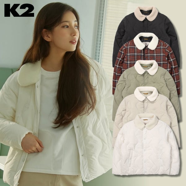K2 수지 경량 패딩 실크스타 역시즌 여성 슬림 구스 다운