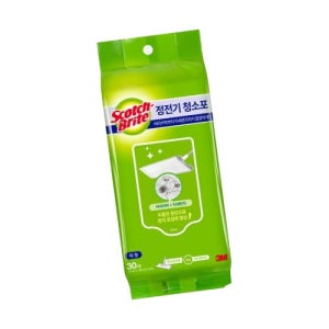 3M 스카치브라이트 정전기 청소포 리필 대형 30매