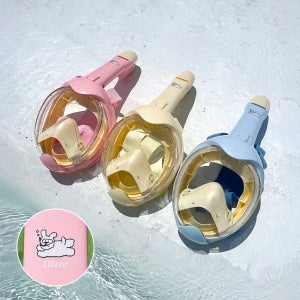 리베아르 아동용 풀페이스 스노클링 마스크 3color