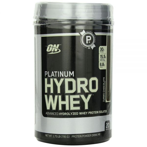 <b>Optimum Nutrition</b> 플래티넘 하이드로 유청, 터보 초콜릿, 0.8kg1.8파운드 370768