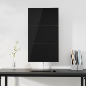 마운트뷰 MV12-C03V 상중하 모니터암 벽면밀착형 싱글 모니터암