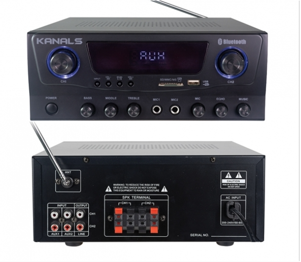 카날스 앰프 EMA-170 블루투스 매장용 체육관 음악감상 140W 고출력