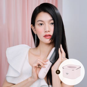 [보다나/NEW] 이지 업 헤어 스타일러 빗 고데기 + 거치대 SET