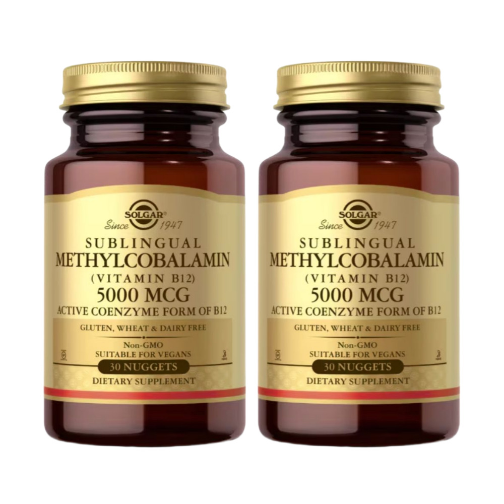 솔가 <b>메틸코발라민</b> 비타민 B12 활성형 <b>5000MCG</b> 30정, 2개