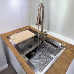 백조 레코85 워터폴 RECO85 폭포 사각싱크볼 사각볼 주방 싱크대 교체 리폼볼