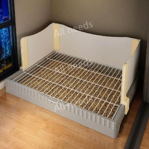 강아지 배변판 가림막 애견화장실 배변훈련 휴대용 A.52CM소형방수핸드피스18mm