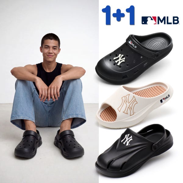 [1+1] MLB 남성 여성 샌들 하나 사면 하나 더 최고가 할인