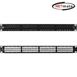 CAT.5E 24포트 패치 판넬 1U NM-SUP01