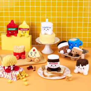 팜팔스 인형 스낵시리즈 오로라월드 palmpals 버블티 팝콘 굿즈 봉제 인형 12cm