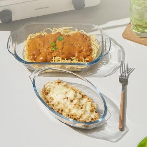 오븐락 원형 그라탕기 파스타 디쉬 내열유리 그릇