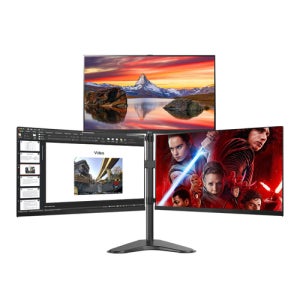 멀티 모니터스탠드 3대 거치대 17-32 책상 브라켓 삼성 lg 호환 피벗