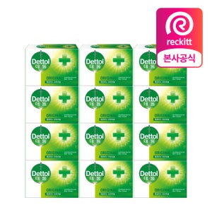 데톨 항균 비누 오리지널, 100g, 12개