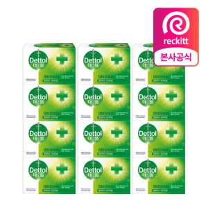 데톨 항균 비누 오리지널, 100g, 12개