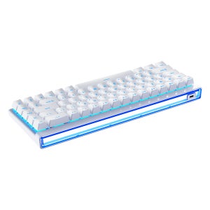 프리플로우 MCHOSE Ace68 Air 8K 래피드트리거 자석축 키보드 화이트, 퀵실버