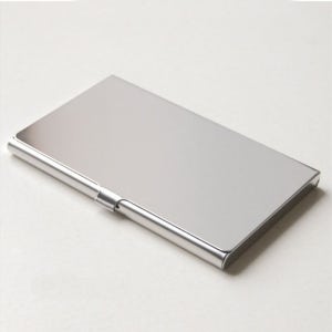 슬림 스텐 메탈 명함케이스 비즈니스용 카드지갑 남자여자 포토 명함통 휴대용 미니홀더 명함첩