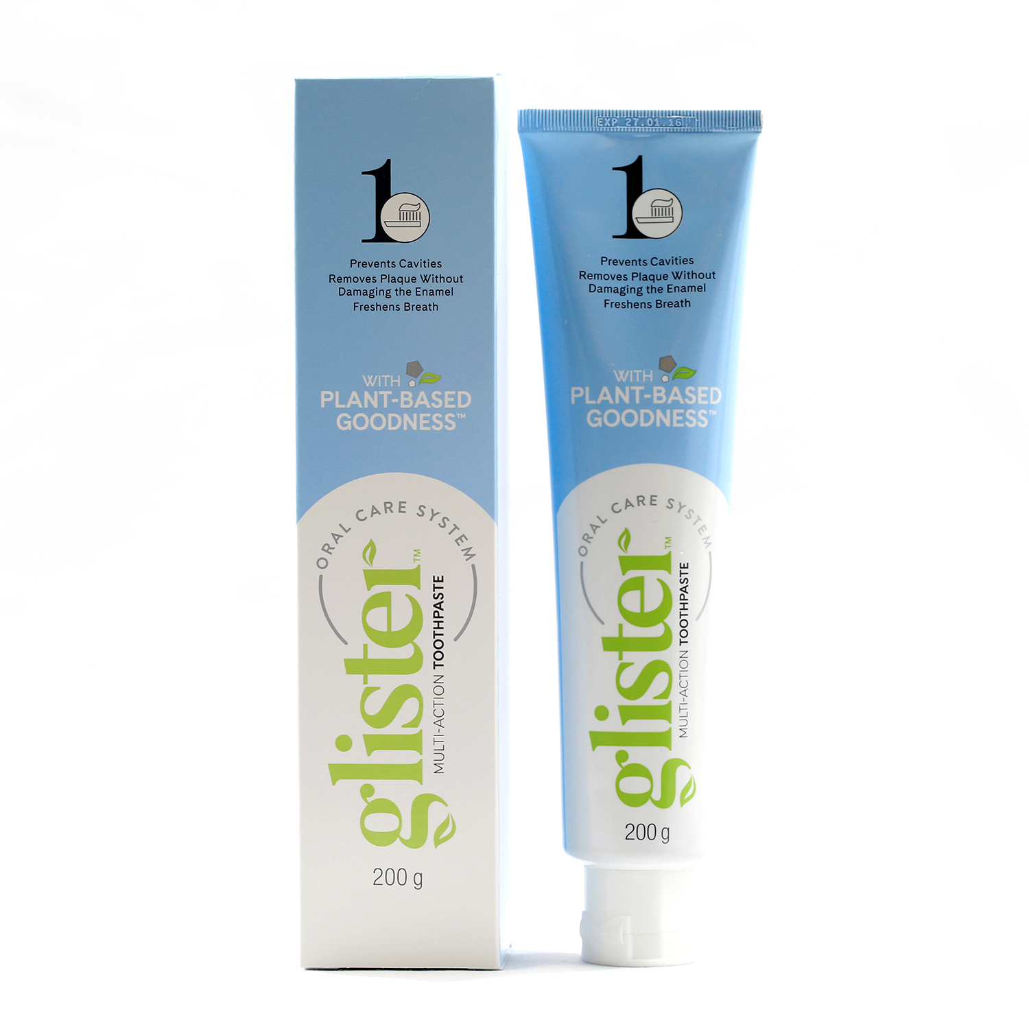 암웨이 글리스터 프로액션 <b>컴플리트</b> 치약 200g