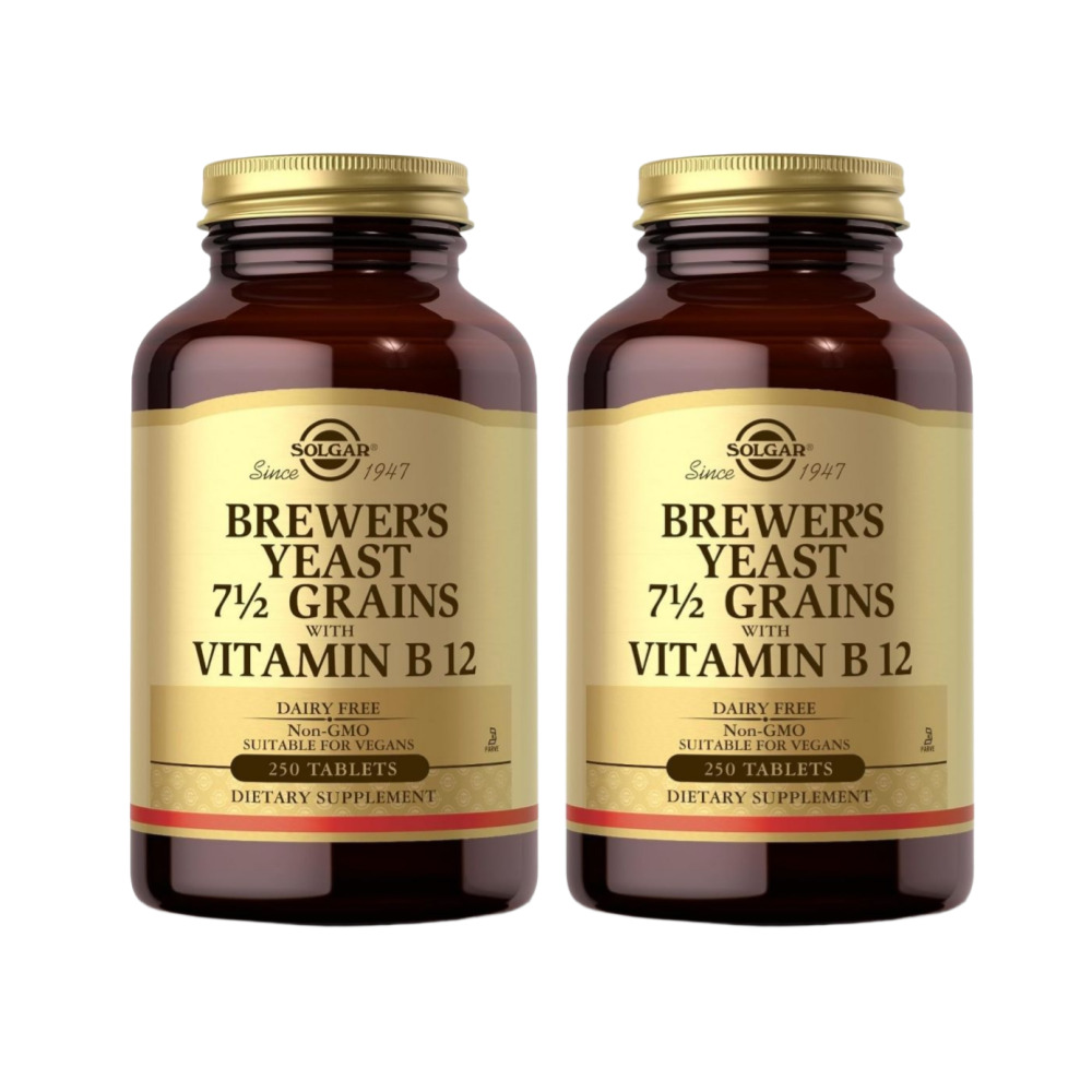 솔가 맥주<b>효모</b> 비타민B12 그레인 3000mg 250정, 2개