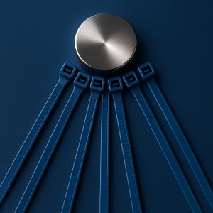 금속검출케이블타이 식품 / 제약/ HACCP전용 4.8x300mm 청록 100개입