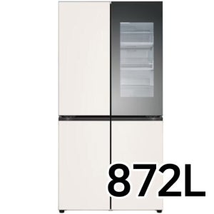 LG전자 디오스 오브제컬렉션 872L 무드업 노크온 4도어 냉장고 M874GBB551