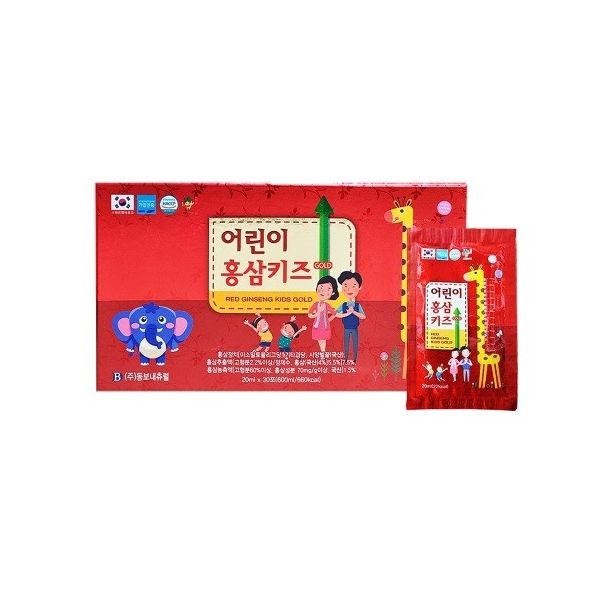 <b>동보</b>내츄럴 어린이 홍삼키즈 골드 20ml x 30포