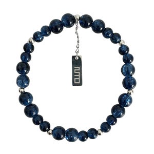 [루크문] 루크 블루 스팟 비즈 원석 수정 크리스탈 제작 남자 여자 젬스톤 팔찌