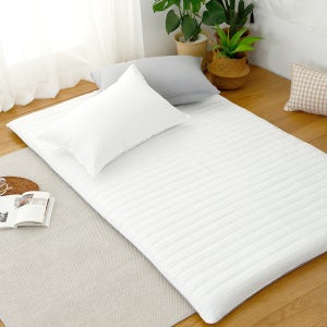 코지앤베딩 방수 바닥 요세트 (요커버+허브요솜 5cm 포함) 싱글 S 퓨어 매트 패드