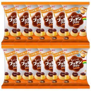 글리코 푸칭 푸딩 미니 커스터드맛 카스터드, 120g, 12개